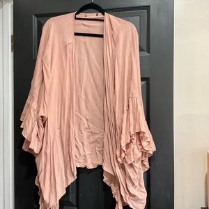 Dusty pink duster